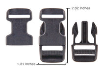 Load image into Gallery viewer, 1" FEMALE Mojave Side Squeeze Buckle set X2