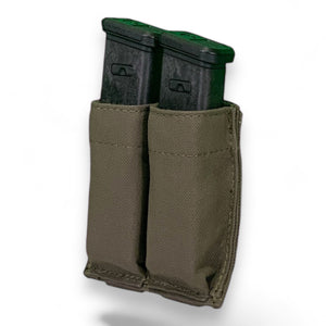 Slick Dual Pistol Mag Pouch With Kydex