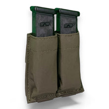 Load image into Gallery viewer, Slick Dual Pistol Mag Pouch With Kydex