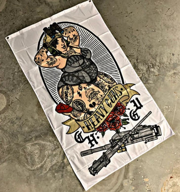 Goons Up Heavy Guns Pin Up Banner