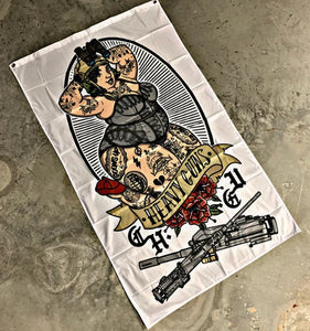 Goons Up Heavy Guns Pin Up Banner