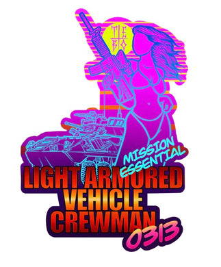 Mission Essential Gear Retro LAV Crewman Sticker