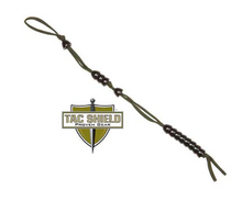 Load image into Gallery viewer, Ranger Beads Green Cord Black Beads