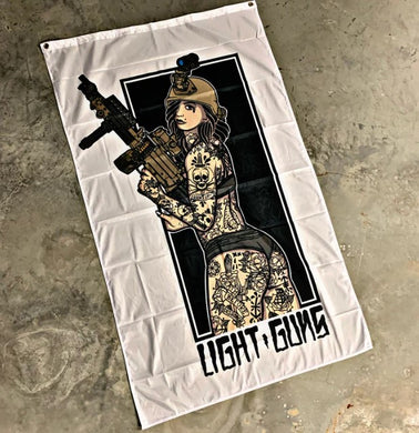 Goons Up Light Guns Pin Up Banner