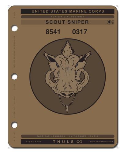 SCOUT SNIPER OPERATIONS MANUAL